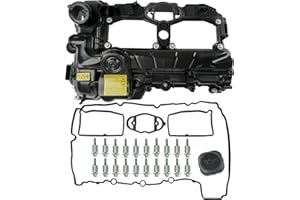FRONEZER N20 Engine Valve Cover Kit with Gasket, Bolts & Oil Filler Cap Compatible with 2012-2018 BMW 228i 320i 328i 328i GT xDrive 428i 528i X1 X3 X4 X5 Z4 L4 2.0L Replaces# 11127588412 264-517