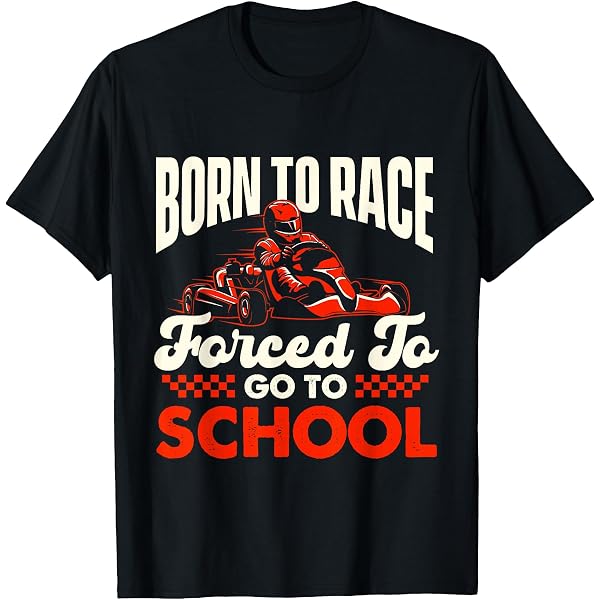 Candymix T-Shirt Bambino Go-Kart Karting Evoluzione Umana - Cotone 100% Per Ragazzi E Ragazze - 6