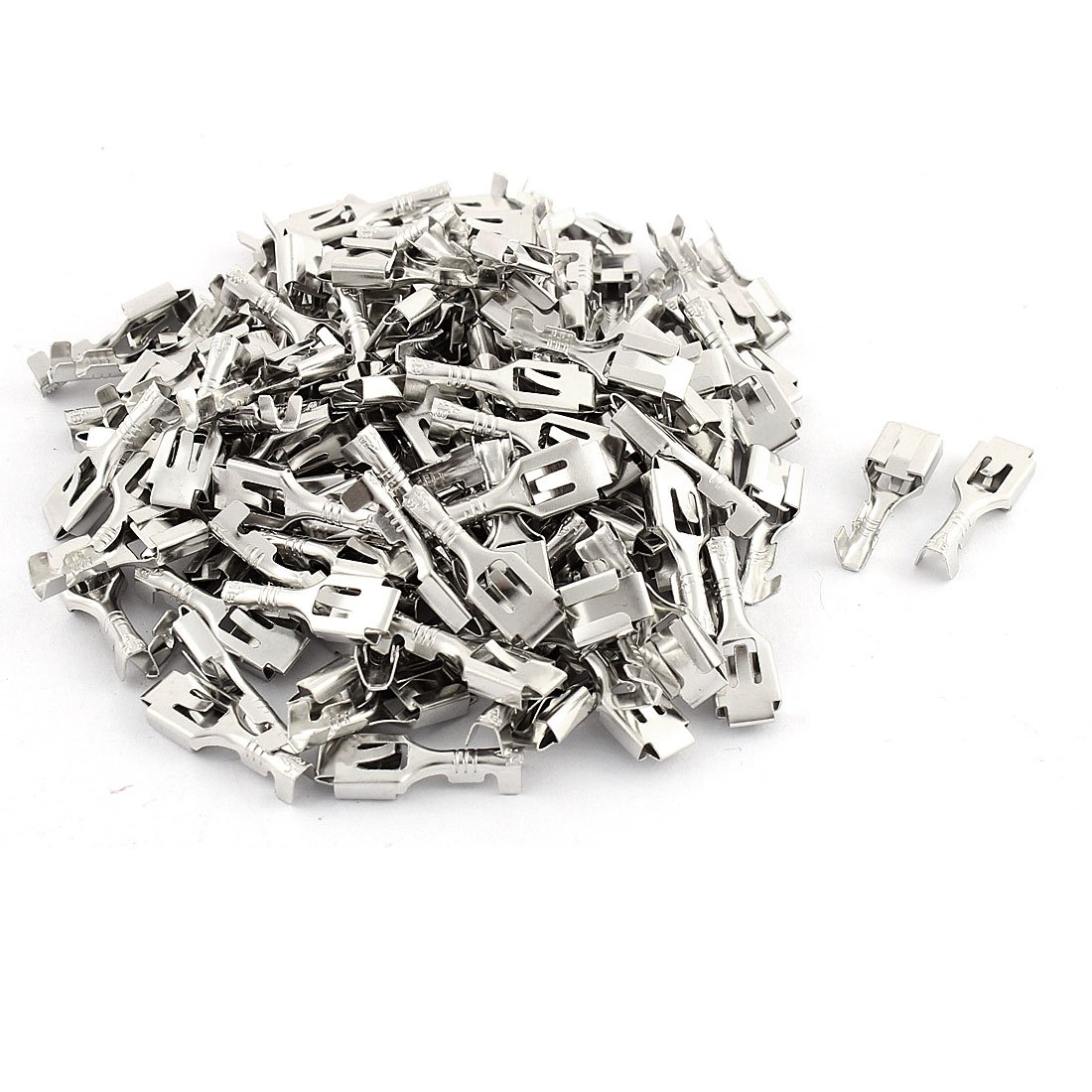 Uxcell PVC Female Spade Terminal Insulated Sleeve Cover, 2.8 mm 19 Pieces Clear