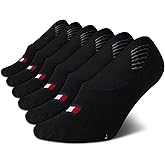 Tommy Hilfiger Womens No Show Socks - 6 Pack Lightweight Athletic Performance Cushioned Shoe Sock Liners for Women