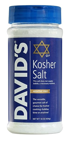 DAVIDS, SALT KOSHER, 16 OUNCE