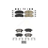 AmeriBRAKES Front Rear Ceramic Disc Brake Pads Kit