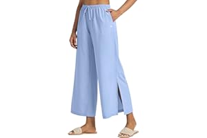 Willit Women's Wide Leg Pants UPF 50+ Swim Beach Pants Lightweight Travel Pants Quick Dry Sun Protective