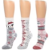 Cuddl Duds Women Warm Winter Cold Weather Ski Snowboard Super Soft Multi Pair Pack Lounge Socks
