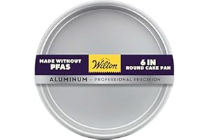 Wilton Round Cake Tin, Performance Pan, Aluminium, 15cm (6in)