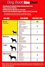 Mikki Dog Puppy Hygiene Protective Dog Boot Size 00 Weatherproof Non-Slip Sole view 4