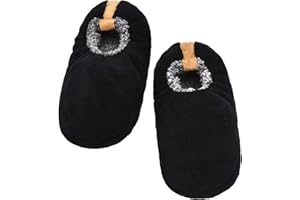 Panda Bros Mens Slipper Socks Low Cut Super Soft Warm Home Sock with Non-Slip Indoor Slipper Shoes Socks
