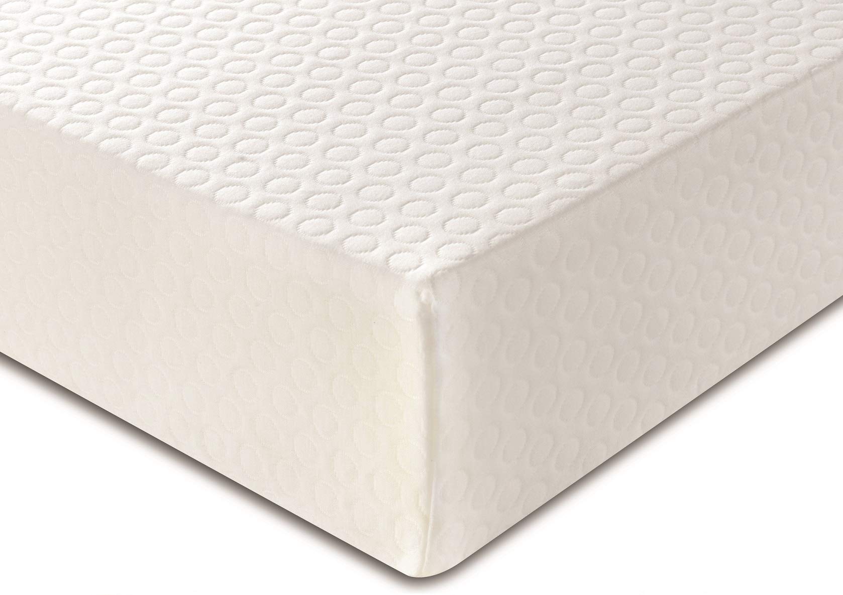 DURA TRIBE GoldenSleep King 5ft Memory Foam Mattress 15cm Medium Firm Comfort Orthopaedic Zipped Removable Washable Soft Micro Quilted Cool Breathable Cover 150 x 198cm