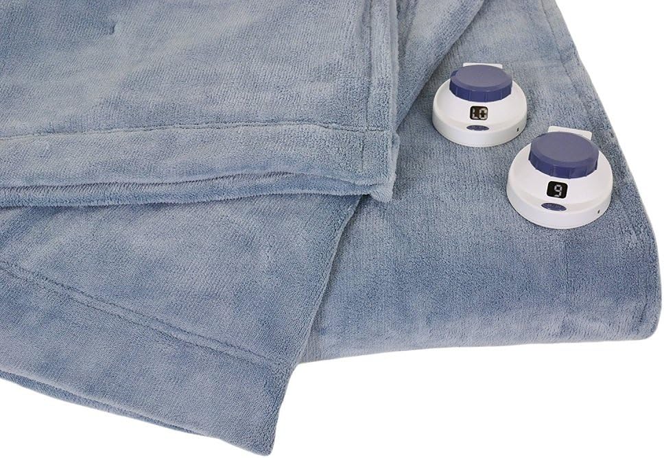 serta heated blanket flashing blue light