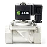U.S. Solid 1-1/4" Stainless Steel Solenoid Valve