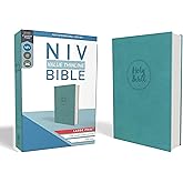 NIV, Value Thinline Bible, Large Print, Leathersoft, Teal, Comfort Print