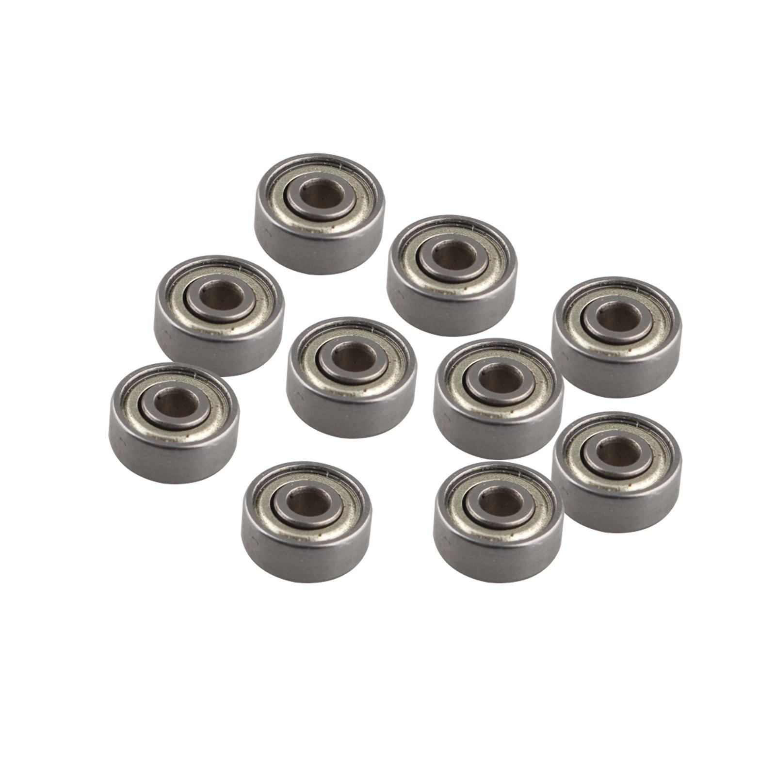 HALJIA 10 PCS 623ZZ Miniature Ball Bearing Metal Shielded for 3D Printer Cars Trucks 3mm x 10mm x 4mm Accessory