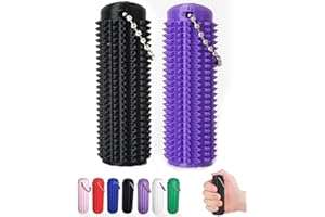 SPICSSA Little Ouchies Pain Fidget Toys for Adults, Spiky Sensory Anxiety Relief Stimming Tools, Pocket Stress Fidget Keychain with Spiky Texture, Pain Stim Fidget for Adults Anxiety Management (2-Pack)