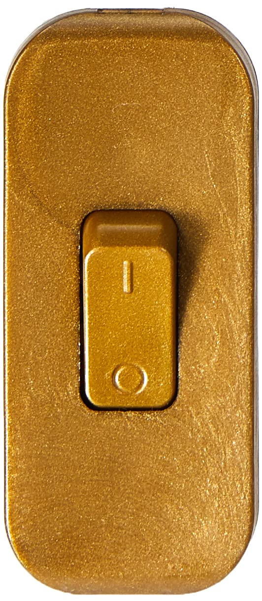 Legrand LEG91152 Touch of Colour Toggle Switch 2 A Flexible Wire Aged Gold