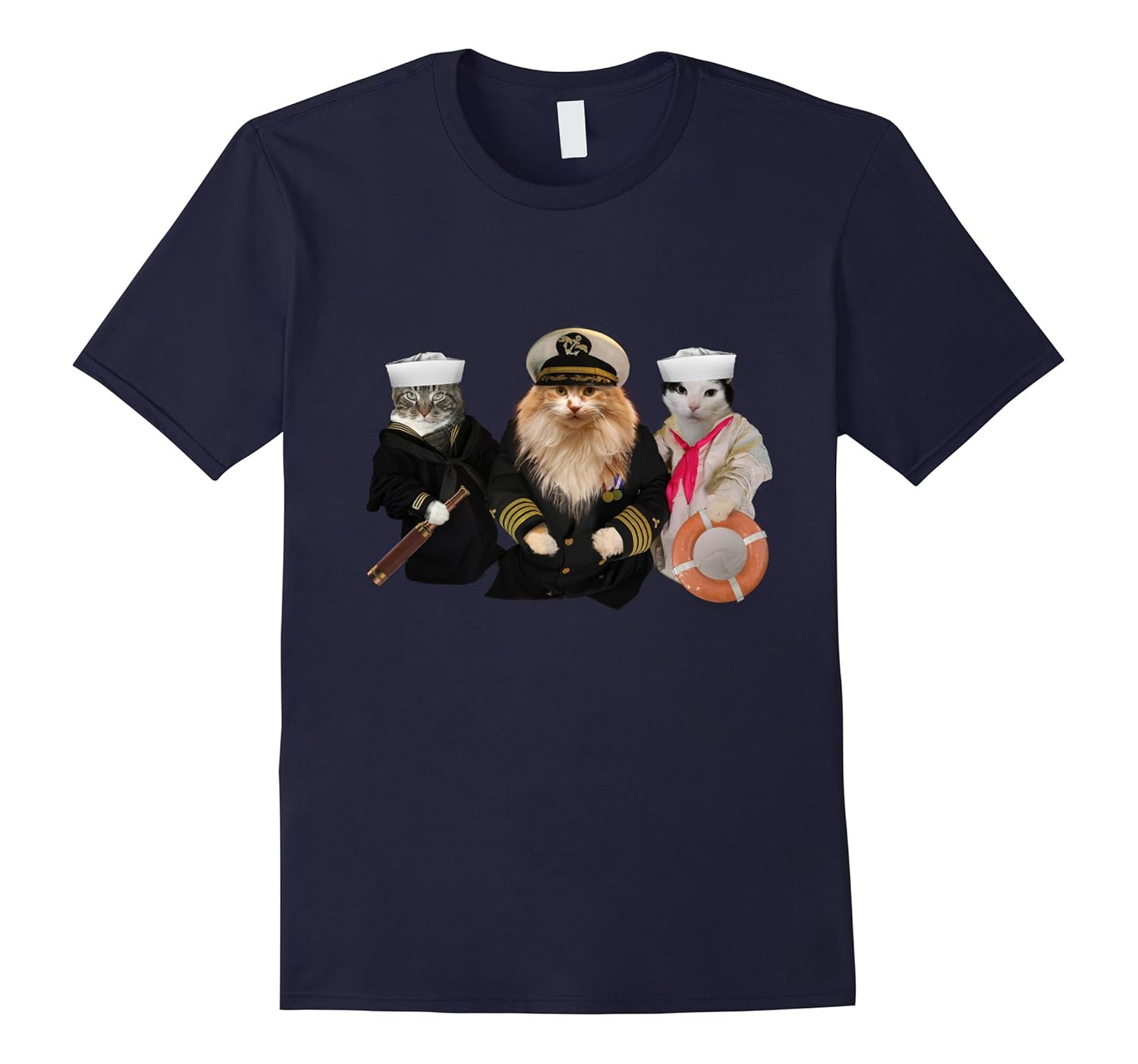 The Captain Whiskers & Friends Crew Shirt-Rose