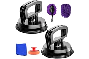 WORKKEEP Dent Puller,2 Large Dent Remover Tool for Car Heavy Duty Suction Cup Dent Puller,Body Repair Dent Removal Tools and Paintless Dent Repair Kit for Car Body Objects Moving,Tiles Lifting,Glass