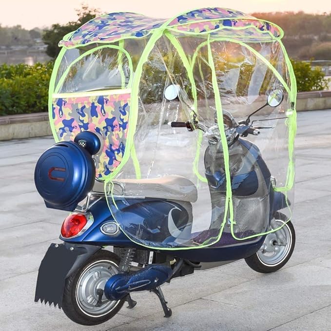 Fully Enclosed Motor Scooter Umbrella Mobility Sun Shade And Rain Cover, Universal Car Motor Fully Enclosed Motor Scooter Umbrella Mobility Sun Shade And Rain Cover, Universal Car Motor