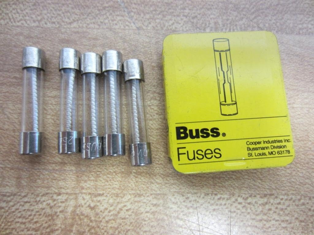 Bussmann MDL3 Buss Fuse 3A 250V MDL3 (Pack of 5) Amazon.ca Tools