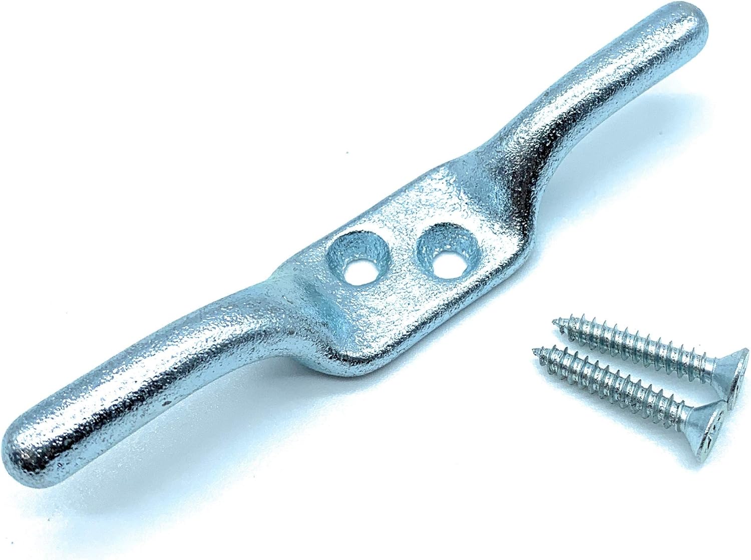 4" Inch Strong Galvanised Large Cleat Hook with Screws Secure Washing