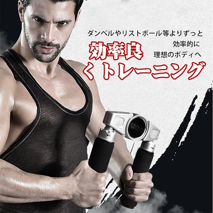 Amazon Cakuja 筋トレ パワーグリップ 腕橈骨筋 鍛える 前腕筋群