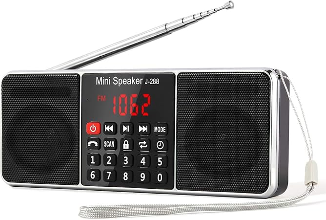 Amazon Pse認証済 Gemean J 2 ポータブル ラジオ ワイド Fm Am ステレオ 携帯ラジオ Bluetooth スピーカー ステレオサウンド Auxジャック スリープタイマー機能を備えたロングアンテナラジオ アウトドアや災害時に対応 ラジオ局を自動的に保存します
