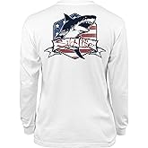 Salt Life Boys Amerishark Youth Long Sleeve Tee