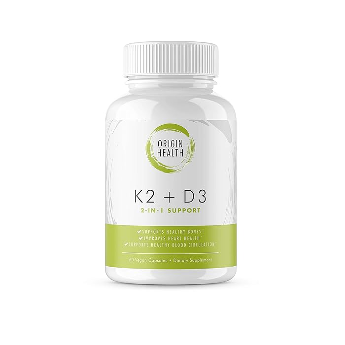 Buy Vitamin K2 (MK7) with D3 Supplement Vitamin D & K Complex Bone