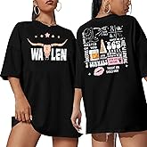 Steer Skull Western Shirts for Women Concert Outfits Oversized Tees Country Music Tshirt Vintage Graphic Tees