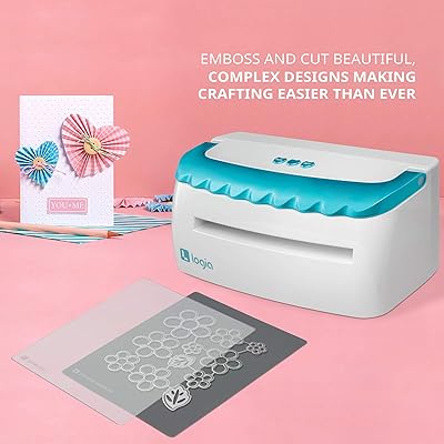 Buy Logia A5 Electronic Die Cutting Machine Professional Die Cutter Embosser Starter Kit For Scrapbooking Crafting Card Making Fast Quiet Easy Operation Overload Protection Accessories Pack