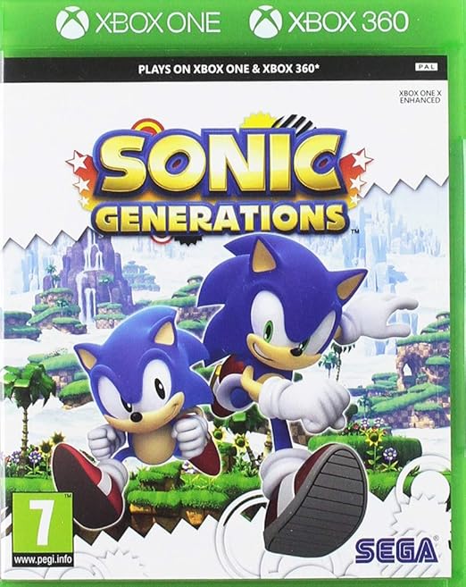 Amazon Com Sonic Generations Classics Xbox 360 Video Games