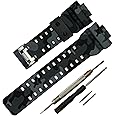16mm G-Shock replacement watch bands for Casio G-Shock GLS-8900/GW-8900/GA-110/GA-100C/GA-120/GD-110/GLS-100