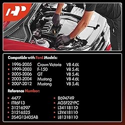 A-Premium Iridium Platinum Spark Plugs Compatible