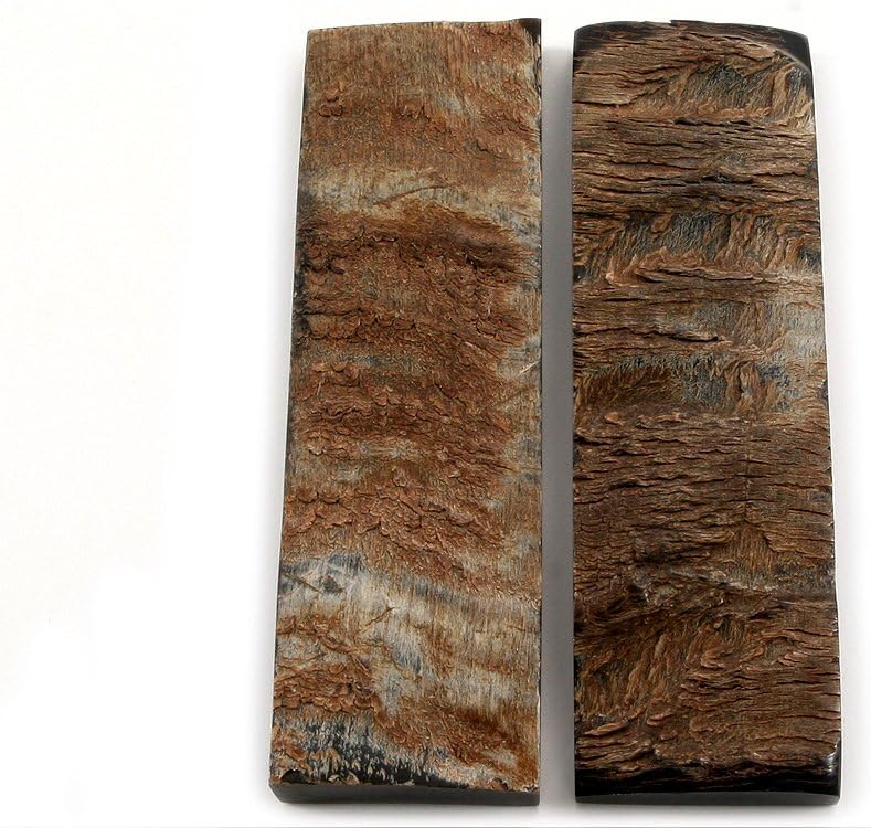 KnifeKits: Knife Handle Material - Buffalo Horn Bark