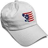 Soft Baseball Cap Eagle American Flag Embroidery Patriotic American Cotton Dad Hats for Men & Women