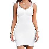 RDSIANE Body Shaper For Women Under Dress One Piece Full Slip Tummy Control Shapewear Dress With Adjustable Spaghetti Strap