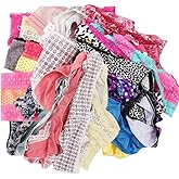 UWOCEKA Variety of Panties - Women Underwear Pack 6, Lacy Cotton Briefs Hipsters Bikinis Boyshorts Undies Assorted