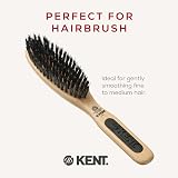 KENT PF05 Bristle & Nylon Smoothing Hairbrush - Narrow Oval for Short to Medium view 3