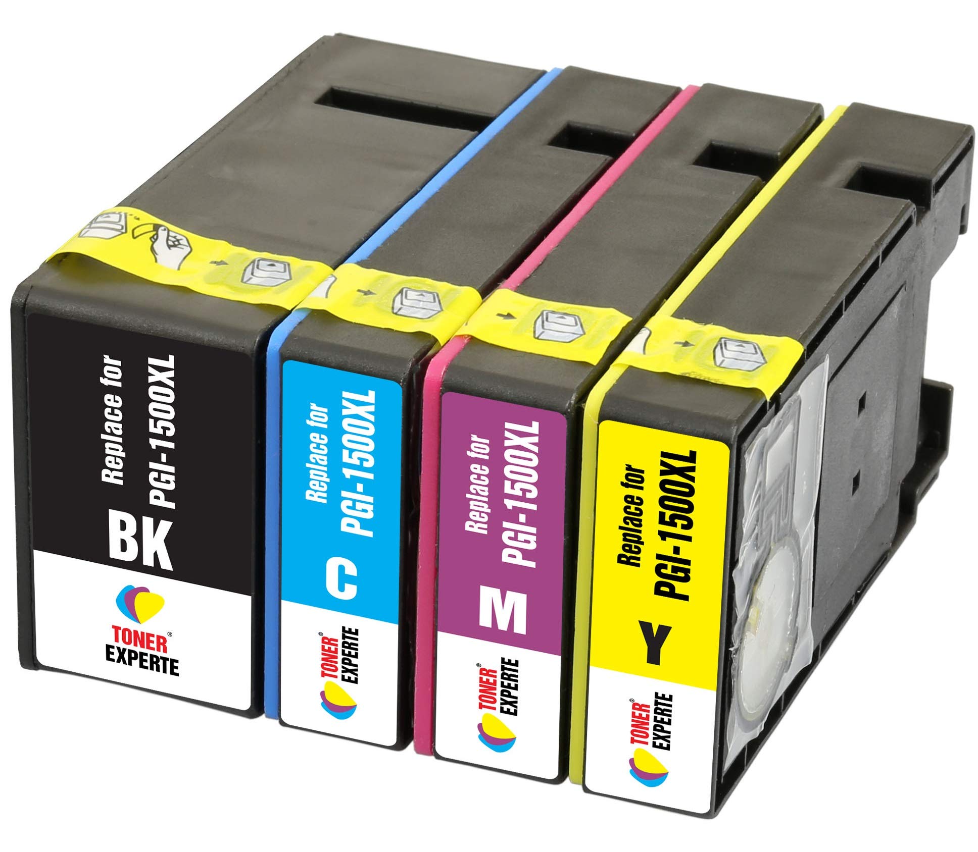 TONER EXPERTE PGI-1500XL 4 XL (1 SET) Compatible Ink Cartridges for MAXIFY MB2350 MB2750 MB2755 MB2050 MB2150 MB2155 9182B001 9193B001 9194B001 9195B001 | High Capacity