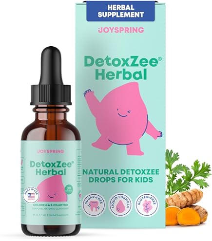 Amazon.com: JoySpring DetoxZee Cilantro & Zeolite Drops for Kids