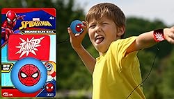 JA-RU Marvel Spiderman Wrist Balls on a String