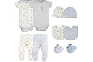 Little Peaches Baby Girl Clothes - Layette Gift Set for Baby Boys, Fits 0 to 3 Months Baby,Newborn Clothes & Accessories Set