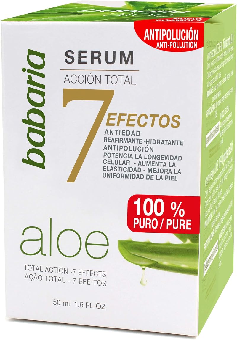 Babaria 7 Effects Aloe Vera Facial Serum 50ml Hydrating Skincare