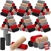 VitalCozy 100 Pack Fleece Throw Blankets Bulk 50 x 60 Inch Soft Plush Fluffy Cozy Blankets for Bed Sofa Home Office Wedding Gifts Operation Christmas Items Homeless Donation (Chic Color)