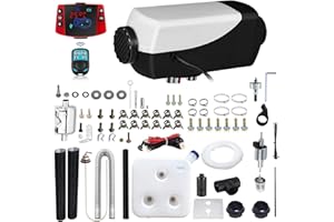 ZHIBANG Diesel Air Heater Unique Intelligent 12V/8KW Parking Heater,Diesel Heater with Smart LCD Display,10L Fuel Tank and Mu