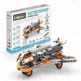 Engino: Discovering STEM - Astronomy: Traveling to Space - 6 Themed Models, Brick Building Set, Toy Structure Construction, Snap-Fit Assembly, Kids 9+