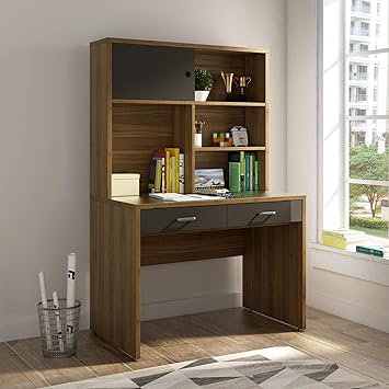 Home Centre Quadro Study Desk Walnut Amazon In Home Kitchen