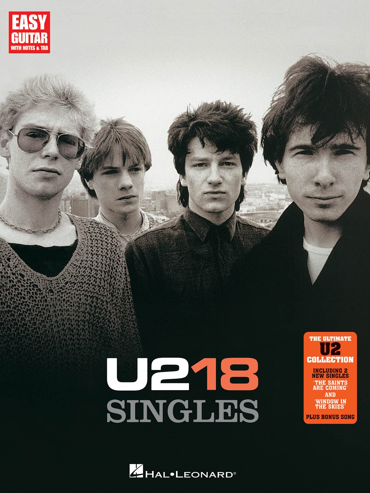 U2: 18 Singles (Easy Guitar) (Easy Guitar with Notes & Tab)