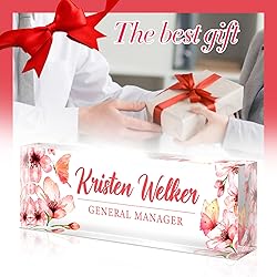 Custom Office Name Plate for Desk - Desk Name Plate
