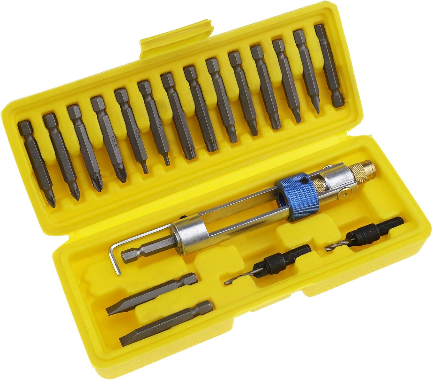 Countersink Drill Bit Driver Swivel Head Tool Set