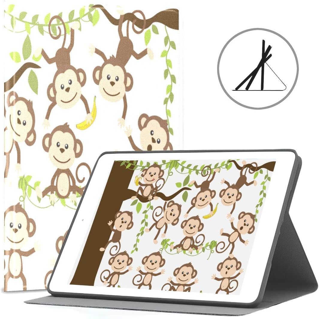 9.7 Ipad Case Protective Monkey in The Jungle Fit 2018/2017